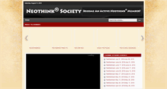 Desktop Screenshot of neothinkmembers.com